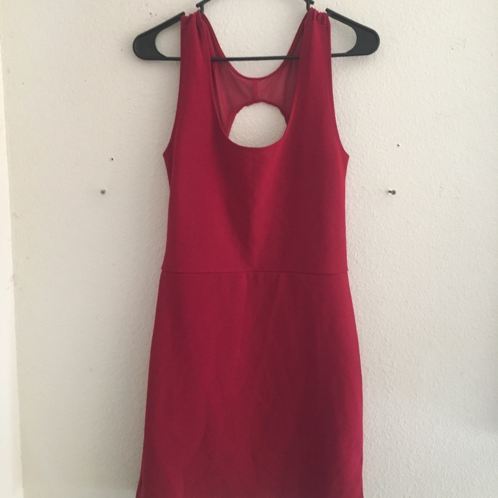 Red dress